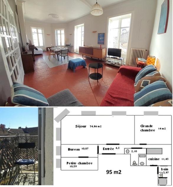 Les 7 Balcons, Comedie-Gare, Parking, Spacieux Lumineux Appt Haussmannien Montpellier Zewnętrze zdjęcie